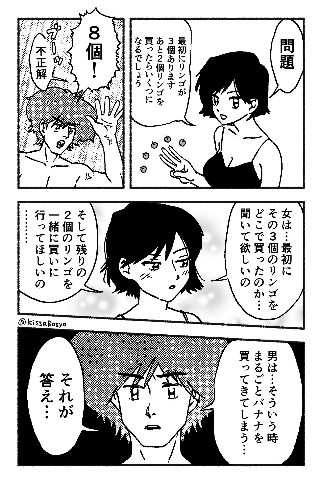 ３個のりんご 3個のりんご