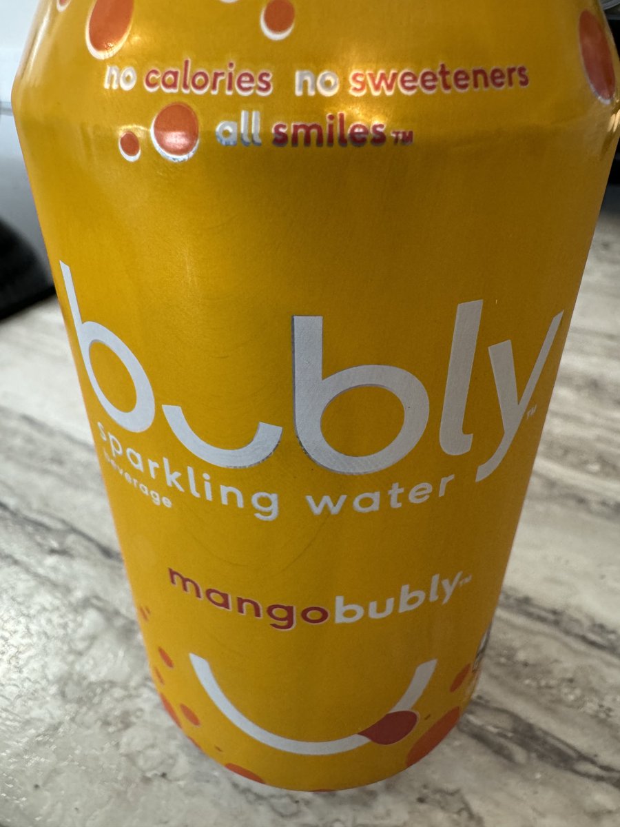 YUM!! Love this flavour! Although Merry Berry is my FAV😍 had my last can last night 😩⁦@bublywater⁩