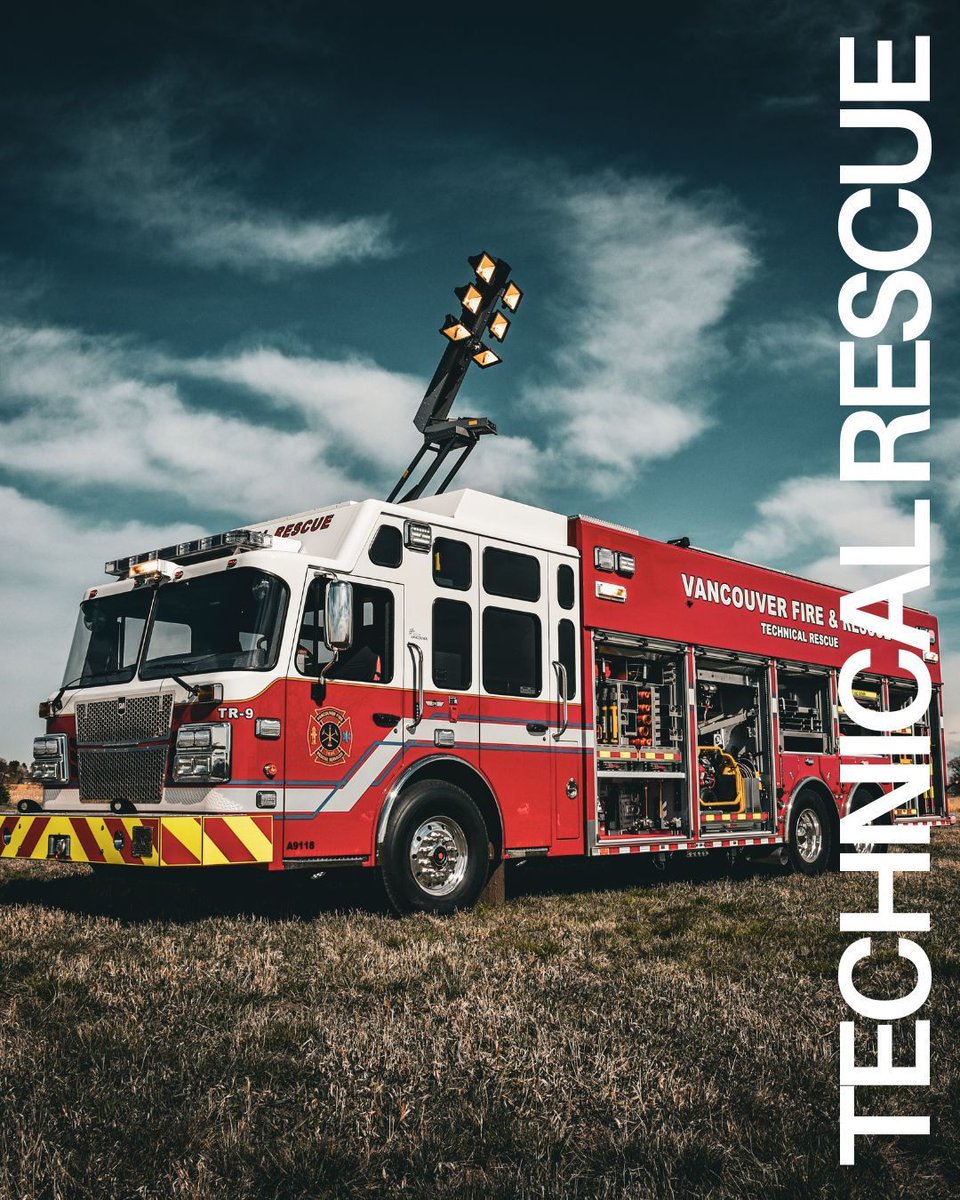 Outfitted for complex rescues, this isn't your average fire engine. From high-angle & confined spaces to heavy machinery accidents & trench rescues, it's packed with advanced tools for every emergency. 🛠️

#VancouverFireFighters #EverydayHeroes #GearNerds

📷 SVI Trucks