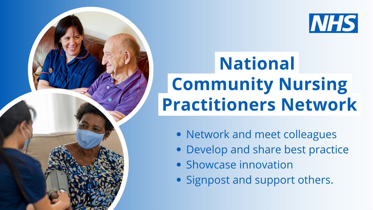 The Community Nursing Practitioners Network welcomes #CommunityNurses from all sectors and workforce groups to share best practice, ideas and insight. Find out more and register. ⬇️ #teamCNO future.nhs.uk/connect.ti/Nat…