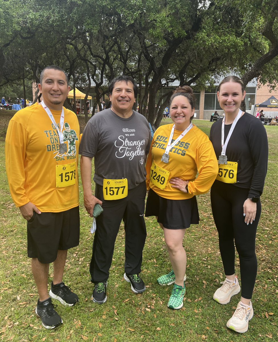 First NEF 5K Fun Run in the books! 🎉 #TeamNorthside #NEFFunRun @NISDRoss