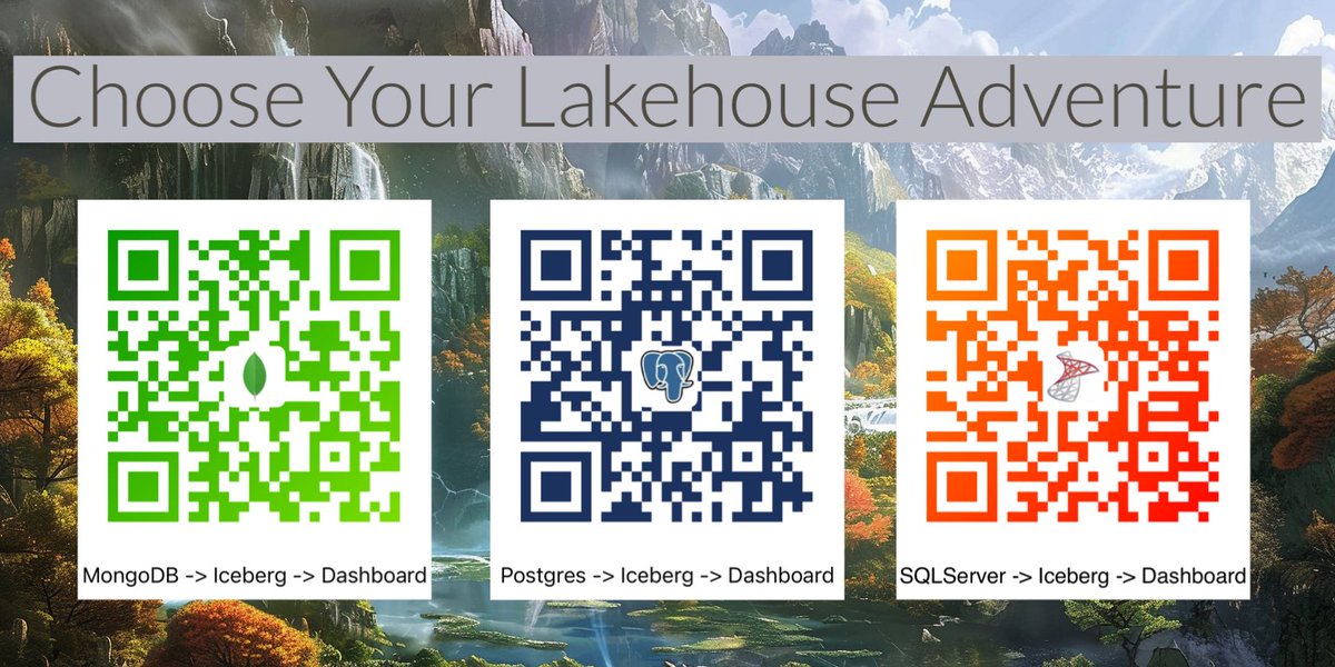 Experience how easy it is to take data from your source data systems, ingest them into Apache Iceberg and serve a BI dashboard from the confines of your laptop with these tutorials. #DataLakehouse #DataLake #DataEngineering #ApacheIceberg