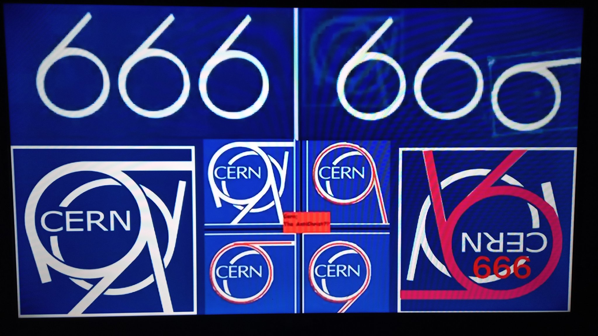 Cecilia on X: "El día del eclipse van a encender el CERN el coalicionador  de hadrones, van a traer entidades de la materia oscura, su símbolo es el  666 y tiene la