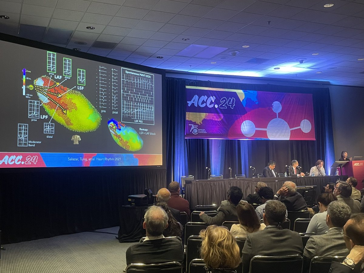 Nelson Barrera, MD, MMS (@thevash12) on Twitter photo An electrical storm just happened in #ACC24. In this lecture about “ What I Need to Know to Evaluate and Manage the Patient With PVCs” #EPeeps.
Take-home point: PVC-mediated VF can occur in the presence and apparent absence of structural heart disease.
<a href="/LuigiDiBiaseMD/">Luigi Di Biase</a> An electrical storm just happened in #ACC24. In this lecture about “ What I Need to Know to Evaluate and Manage the Patient With PVCs” #EPeeps.
Take-home point: PVC-mediated VF can occur in the presence and apparent absence of structural heart disease.
<a href="/LuigiDiBiaseMD/">Luigi Di Biase</a>