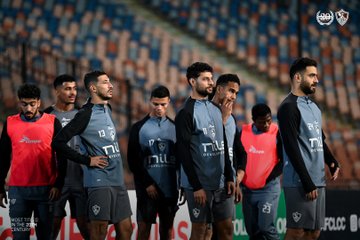 التدريب الأخير على ملعب المباراة