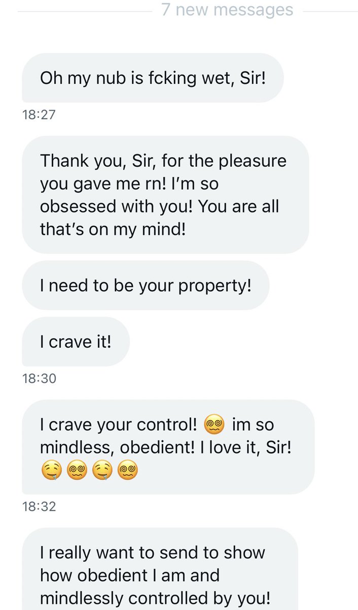 zoomthatboy's tweet photo. You’ve started with a #tribute. You thought— “I will send only once, 15€”. 🤤
Then it happened to be: “I'm so #obsessed with you! You are all that's on my #mind! I need to be your #property! I really want to send to show how #obedient I am and #mindlessly #controlled by you!” 🥵 https://t.co/BwnpVc0q04