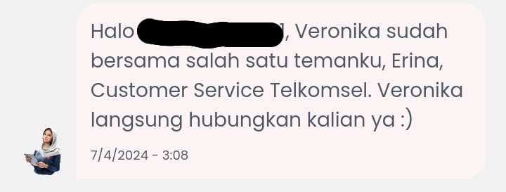 rainairmata's tweet photo. Masih dijawab dengan jawaban yang sama padahal sudah terhubung dengan customer service @Telkomsel https://t.co/NO3M4qfWgm