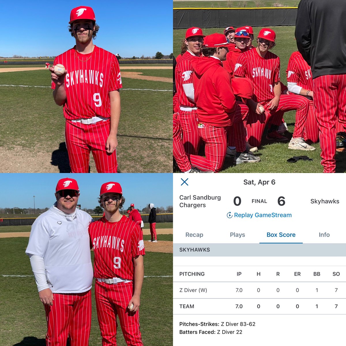 Tara Diver (@diver_tara) on Twitter photo This boy threw a No Hitter today!! Great work <a href="/DiverZach/">Zach Diver</a> Keep up the great work and we are Proud of you!! <a href="/Brock_Alkire/">Brock Alkire</a> <a href="/SVSBaseball21/">Sauk Valley Baseball</a> <a href="/EagleBaseb_DHS/">DHS Baseball</a> <a href="/DigglesDiamonds/">Diggle's Diamonds</a> This boy threw a No Hitter today!! Great work <a href="/DiverZach/">Zach Diver</a> Keep up the great work and we are Proud of you!! <a href="/Brock_Alkire/">Brock Alkire</a> <a href="/SVSBaseball21/">Sauk Valley Baseball</a> <a href="/EagleBaseb_DHS/">DHS Baseball</a> <a href="/DigglesDiamonds/">Diggle's Diamonds</a>