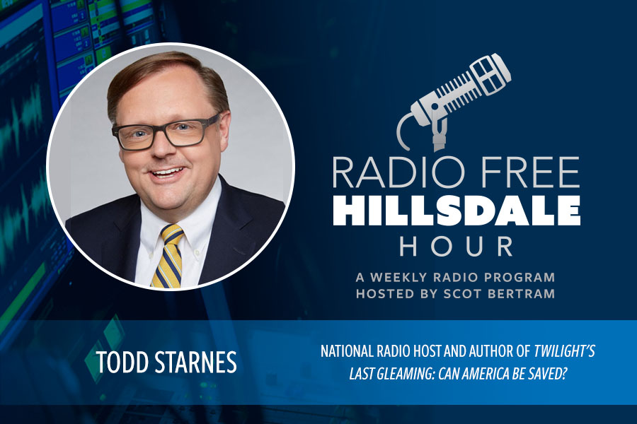 LISTEN | Host @ScotBertram talks with @toddstarnes about efforts to undermine the United States and discusses his new book. @Hillsdale professors join Scot to discuss the upcoming total solar eclipse and a series on the life and works of Charles Dickens. bit.ly/49nq2nv