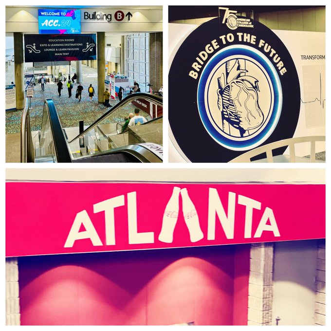 @GoHealio is on the ground in Atlanta, Georgia getting ready to bring you all the latest science and clinical updates. 📰More to come this weekend! @ACCinTouch @ACCmediacenter