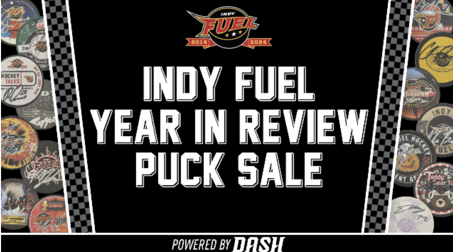 The @Indy Fuel Year in Review Puck Sale ends TODAY! Take a peek at the pucks >> bit.ly/indyfuelDASH