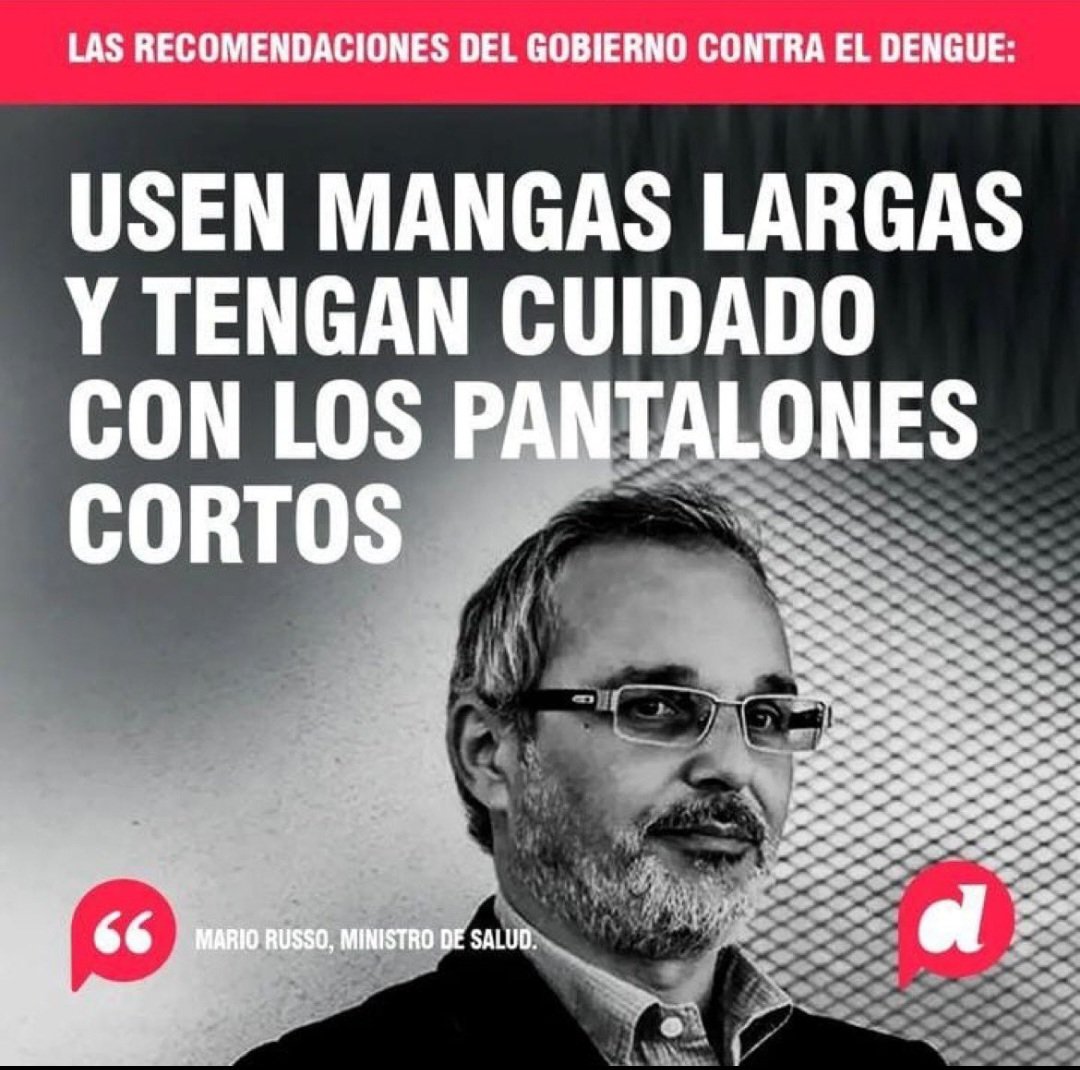 Celiabeatr97560's tweet photo. @SantoroLeandro Todo el apoyo para Santoro que desde el minuto 1 está con el pueblo, un ejemplo...en cambio Argentina ahora es libre de vivir con #EstadoAusente #DengueSinControl https://t.co/Oc4qi7QQRu