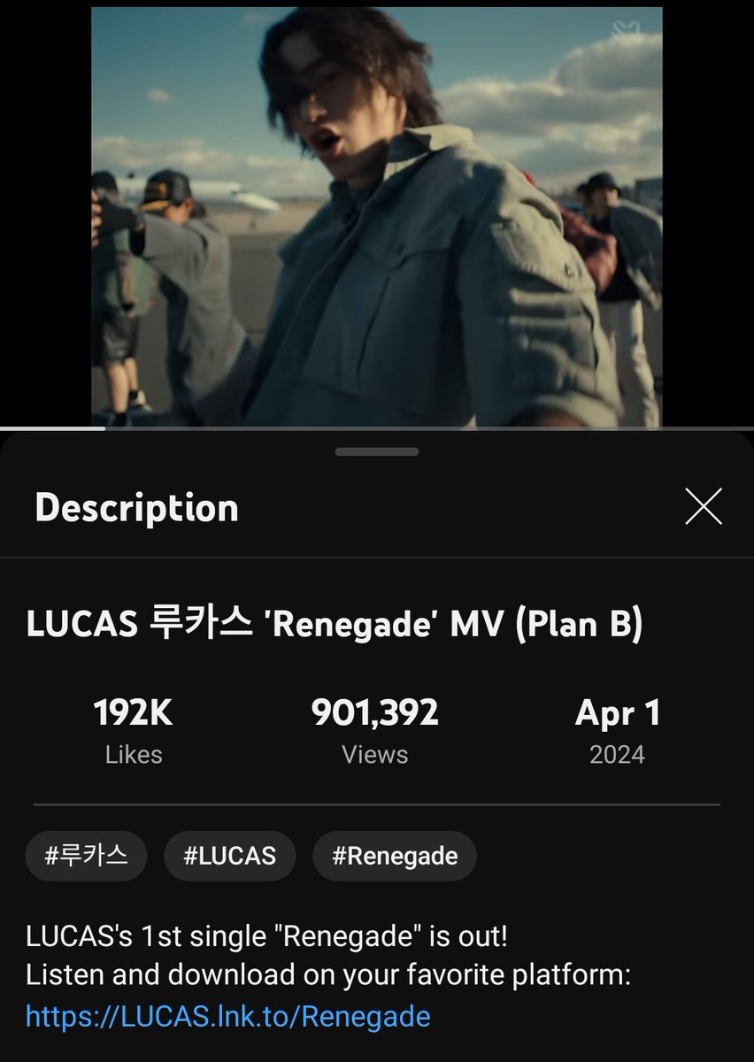 LUMISUNION's tweet photo. Hello Lumis ~ Let's keep on streaming the MVs!! 💛

RENEGADE TO 3M PARTY 🔜

▪️Plan A: https://t.co/hqAssBA7Ak 
▪️Plan B: https://t.co/ZERUEU1tTY

LUCAS RENEGADE OUT NOW 
#LUCAS #LUCAS_Renegade @lucas_official https://t.co/1JT8HTPDYo
