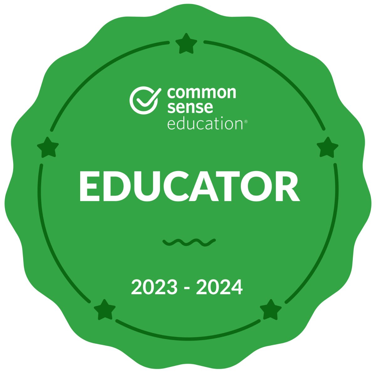 Proud to be part of a community committed to helping students thrive online and in life! Added this certification! #commonsenseeducator #edtech @CommonSenseEd