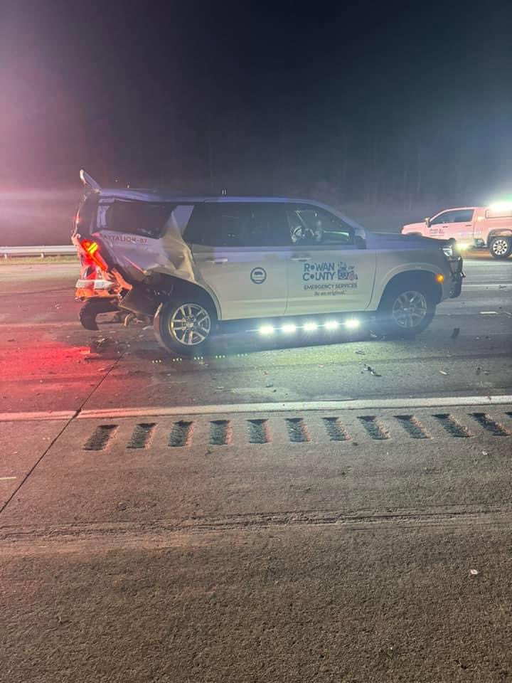 #SafetySaturday - As you may have heard, in the past week, Rowan County had another emergency vehicle TOTALED by drivers NOT following the Move Over Law. If you see flashing lights - MOVE OVER!! Simply by slowing down AND moving over, you are saving lives! 🚨