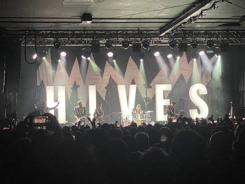 Rock & Roll will never die @TheHives @MancAcademy