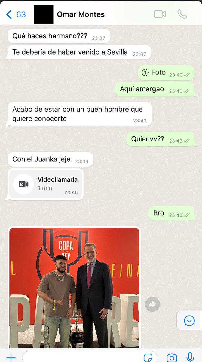 ceciarmy's tweet photo. Mi conversación con Omar Montes es lo más surrealista que he visto. Acaba de conocer al rey Felipe y se la pela https://t.co/sVgvOekhvO