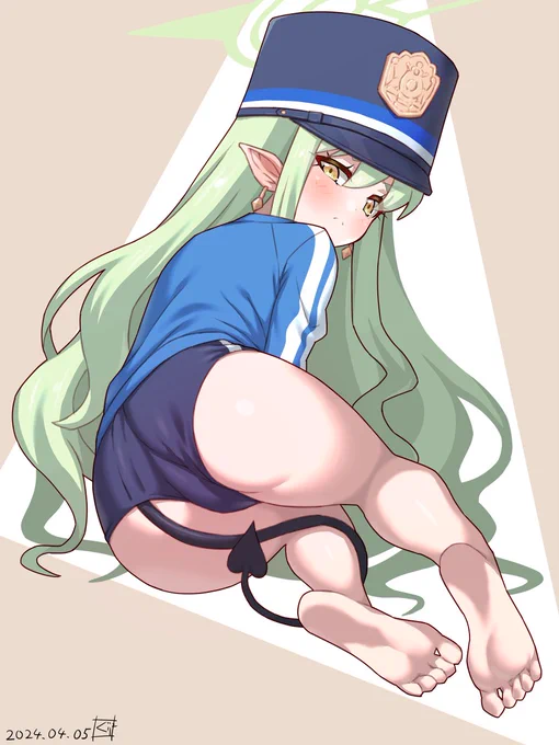#NSFW シュポガキ(左)_体操服お尻 