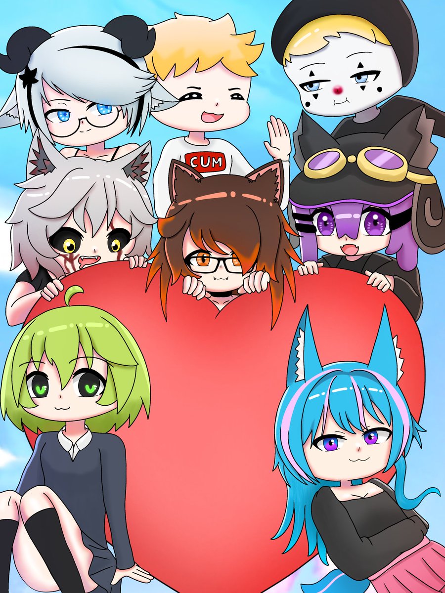 7Andrzej7's tweet image. Some phone drawing of amazing people :3

@DarrenZeusVR @VRLolathon @paper_bagu @LordCatzy @Ratchet232_Vr @naturesmadness @VioletVR_ @DullDummy 
♥️♥️♥️