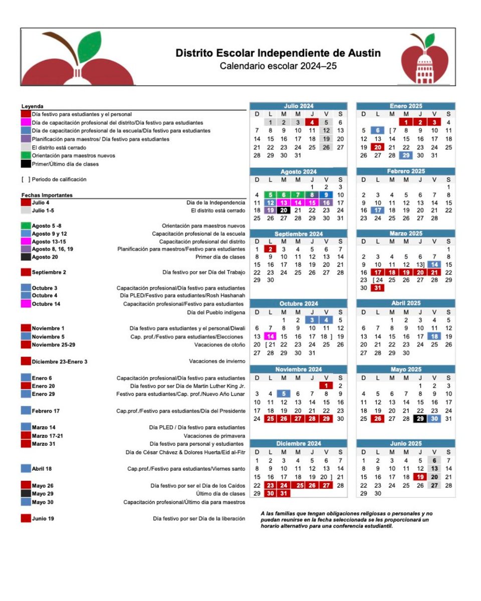 The board of trustees has given the green light to the 24-25 school year calendar, packed w/ new additions based on YOUR feedback! 📅 Together, we're creating a calendar that reflects our diverse community & supports our students' success. Read more 🔗: bit.ly/3U21lsf