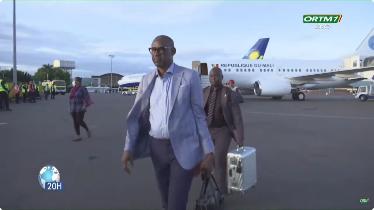 #Mali🇲🇱 - Saturday afternoon, the Government Boeing 737-7BC(BBJ) (reg. TZ-PRM) arrived in Kigali, Rwanda🇷🇼. On board were (among others) Minister for Territorial Administration Maiga & FM Diop to attend a memorial event to mark the 30th anniversary of the genocide in Rwanda.