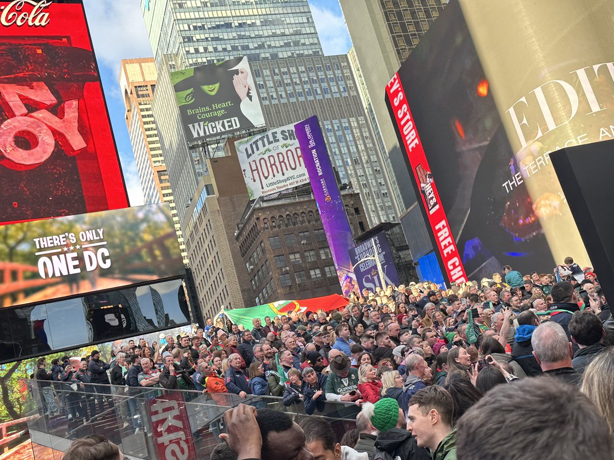 Hill 16 or Times Square Hill full of @MayoGAA supporters.