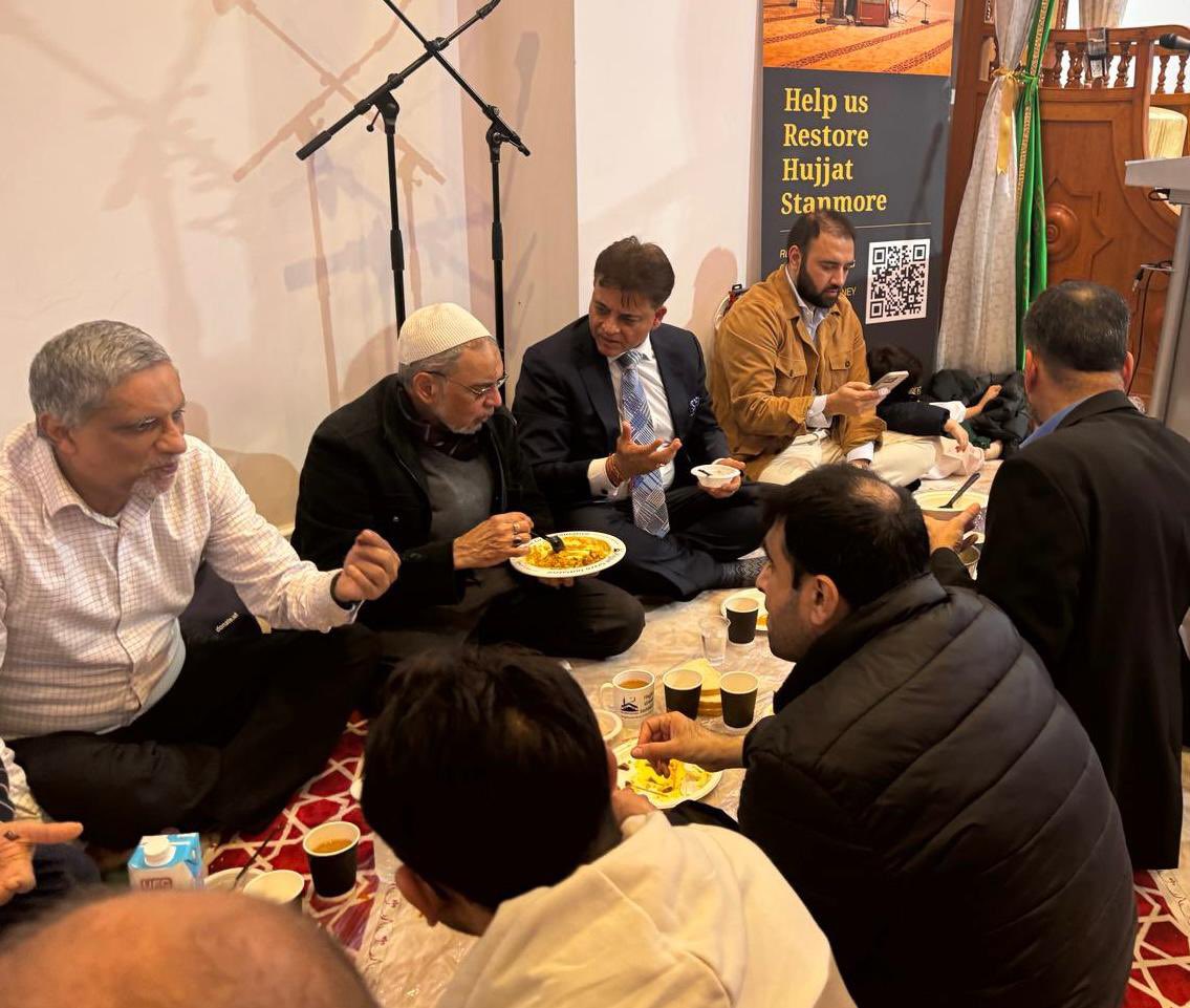 An absolute privilege to be at the Hujjat Stanmore for Mahe Ramadhan. Deep gratitude to Mr Sibtain Allibhai, President Mr Sajjad Tejani, Vice President and the Executive Committee, Hujjat (Hussaini Islamic Centre). Sayed Yaqoob Emad, President Global Afghan Forum @ksimclondon