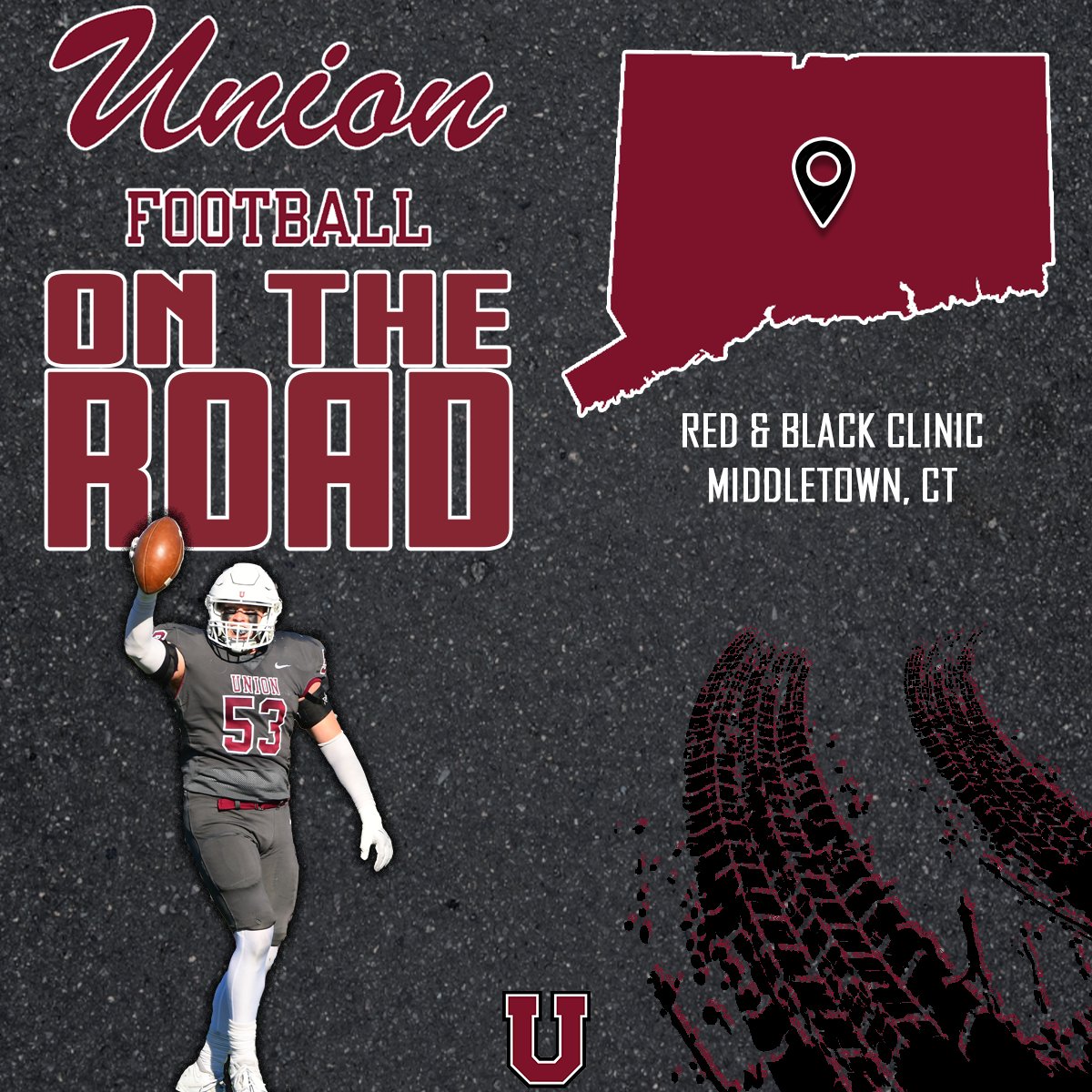 𝙊𝙉 𝙏𝙃𝙀 𝙍𝙊𝘼𝘿 Our staff will be in attendance and evaluating top talent at tomorrows Red & Black Clinic. #FTC #1Percent #GoU