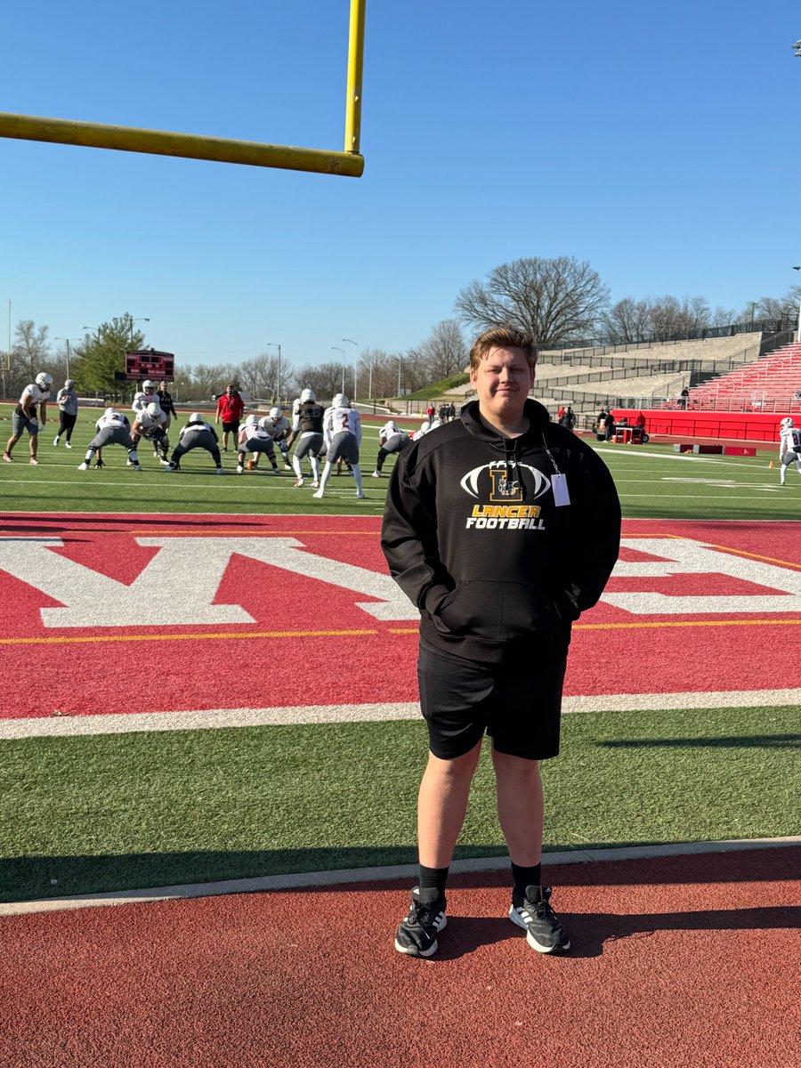 Thank You William Jewell Football for a great Junior Day visit today!! @coachKastens @CoachAmbroson @CoachBethany @elitefootball @FitzPerformance @LHS_Lancer_FB @hicksadam192