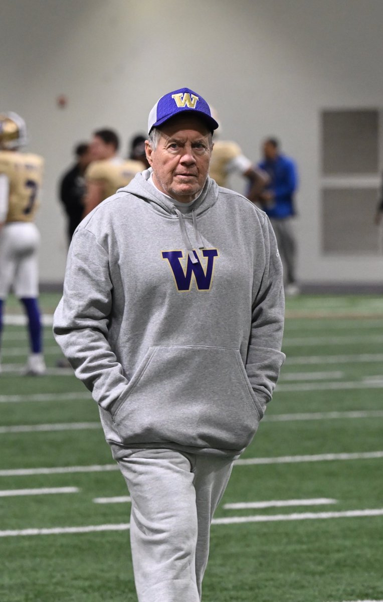 The GOAT in all UW gear. Wild times.