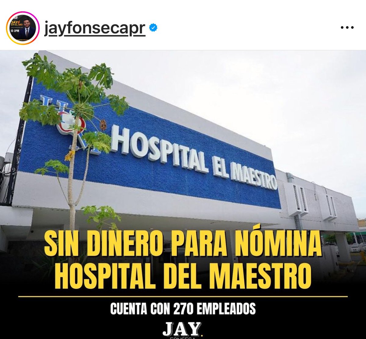 Hosp HIMA ya Cerraron, Hospital el Maestro sin 💵 para Operar, Hospital Pavia Despidiendo Gente y Centro Médico NO SIRVE.

El trabajo del @prsecsalud ha sido uno de Primera, de Primera Fila para el Desempleo. El Tipo ha llevado el Sist de Salud a su PEOR Momento en la HIST.