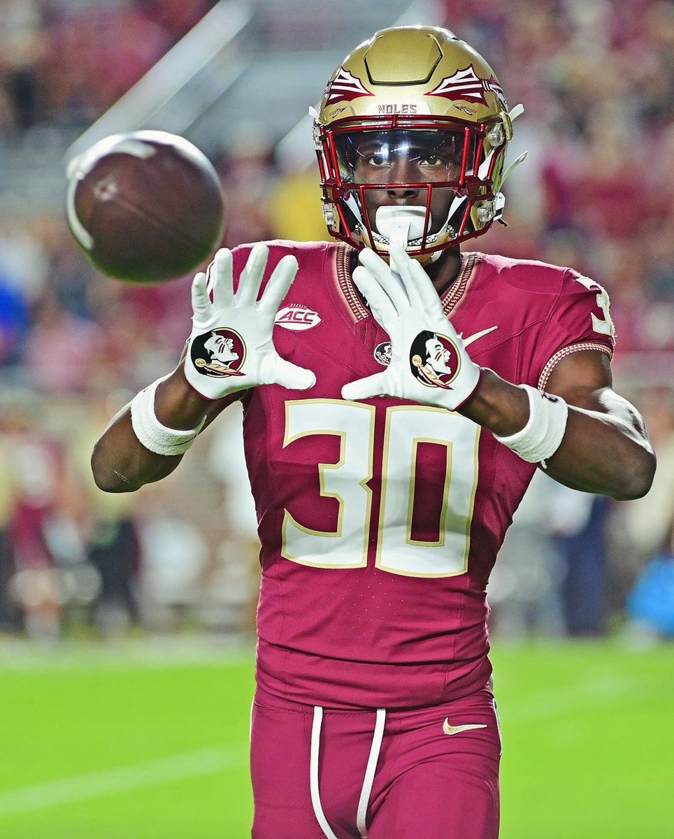 #agtg Blessed to receive an offer from Florida State!!🍢 #GoNoles @Coach_Norvell @CoachAdamFuller @RyanBartow @CoachGMoss @FSUCoachJP @_DJDaniels @JustinCrouse7 @Warchant @Noles247 @kerrymcdowell @CoachTyBrooks