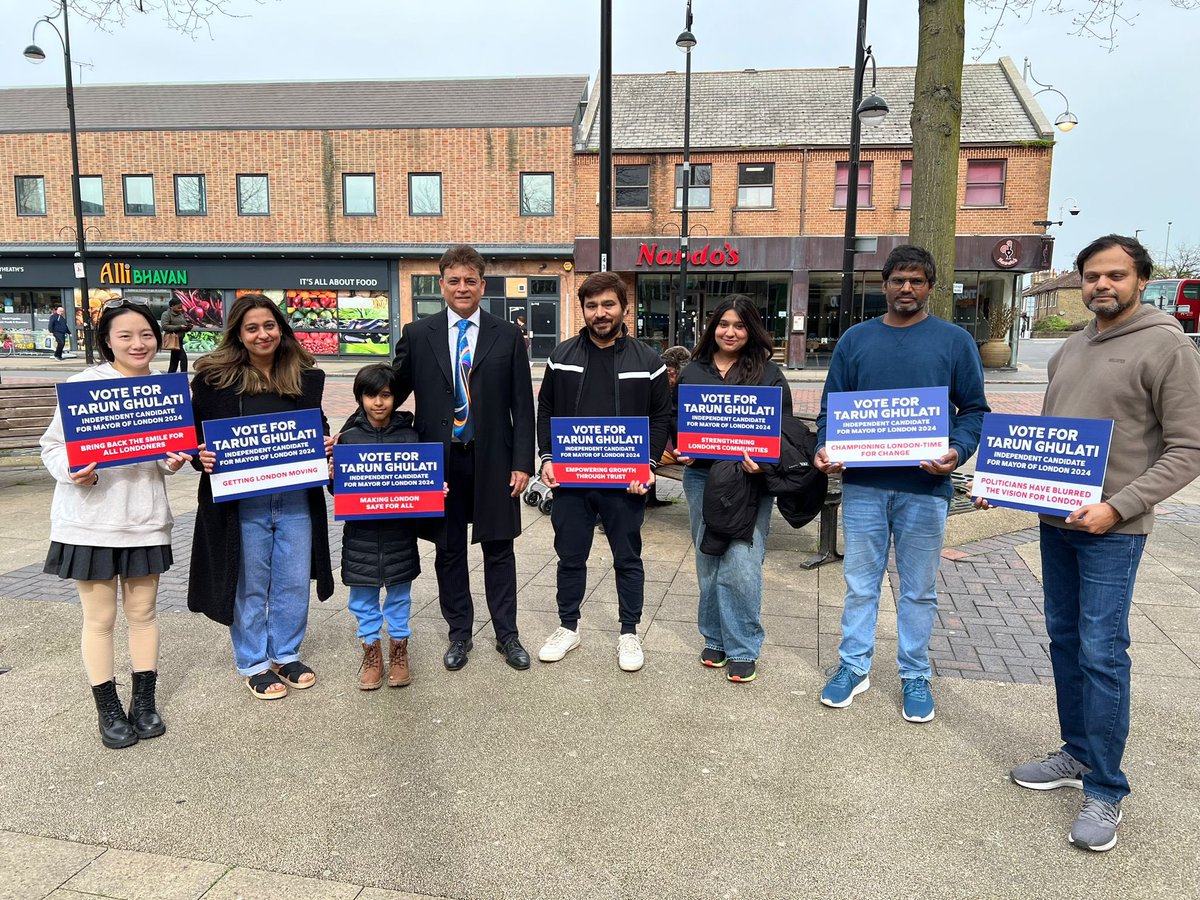 Politicians have blurred the vision for Londoners. For me it is all about the people and everyone in London. As the Mayor of London, I will bring transformational change ensuring growth. London will be Safer, Greener and Moving again. #votefortarun #timeforchange #tarunghulati