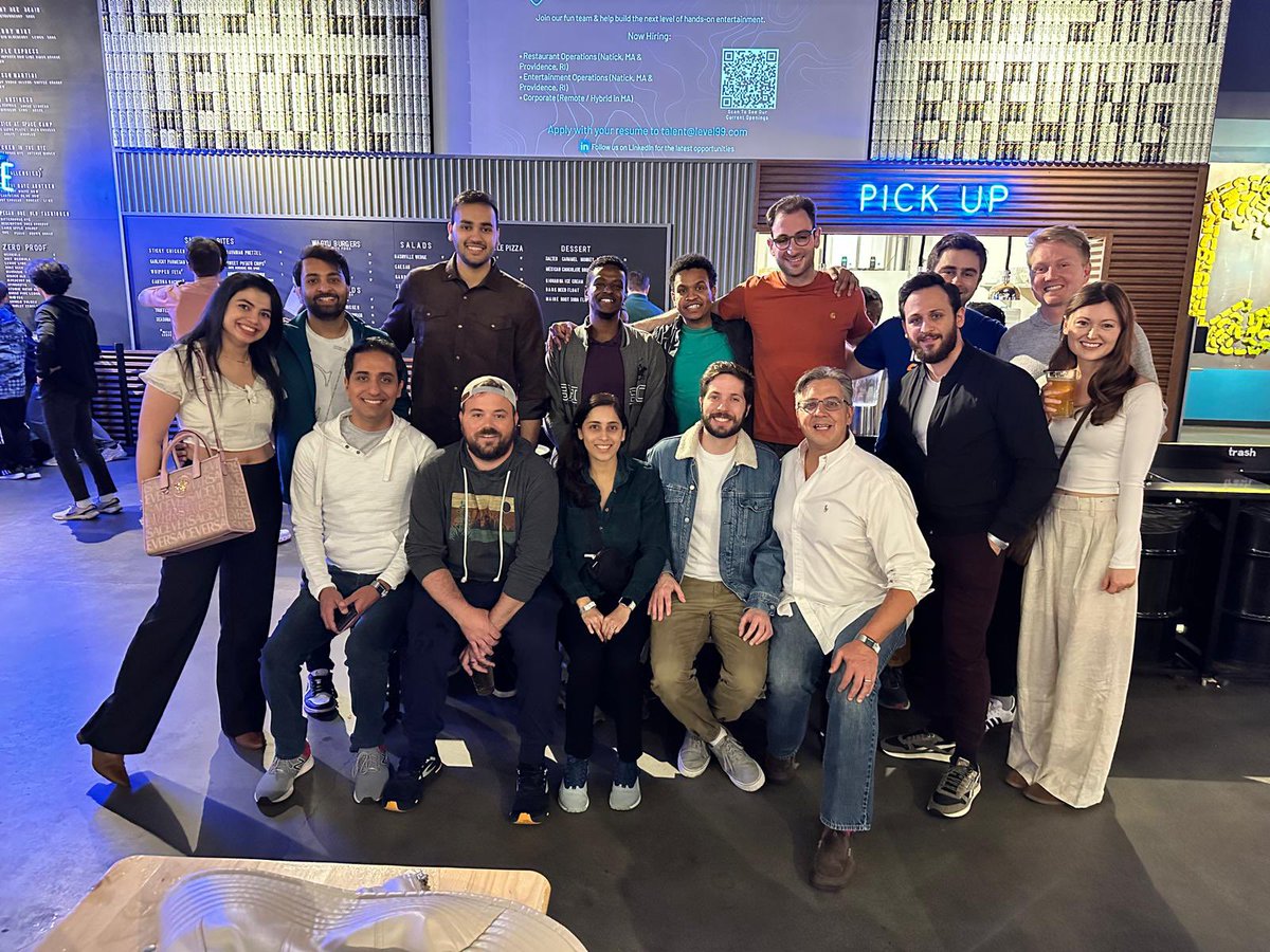 Annual SVHRadRes Resident Wellness event at Level 99 Natick, with fun games and good food!