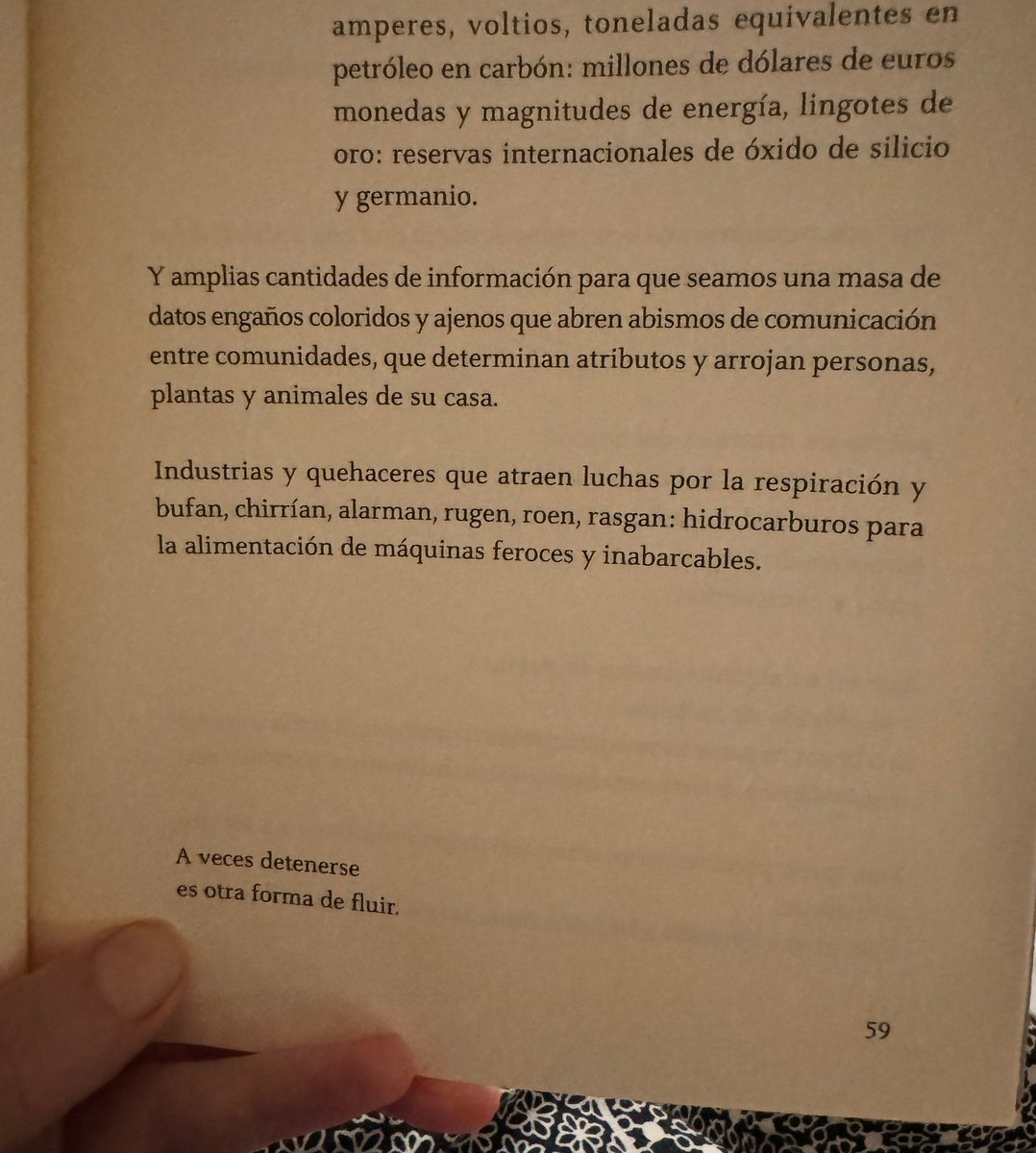 A veces detenerse es otra forma de fluir. 'El sueño de toda célula' Maricela Guerrero