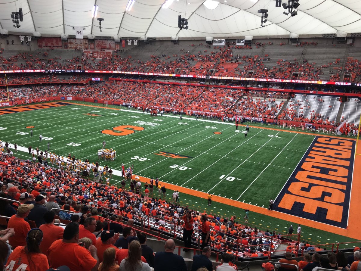 I wanna start by thinking god for  making everything possible today I went on my first unofficial college visit to Syracuse university I am thankful and blessed to be apart of something so special thank you  @FranBrownCuse @CoachNixon_Cuse @CuseFootball @Cedric_stevens5