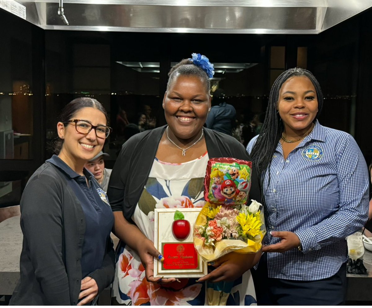 Our admin team celebrated the Teacher and Rookie Teacher of the Year with our staff at Benihana’s! We believe that school culture impacts achievement!