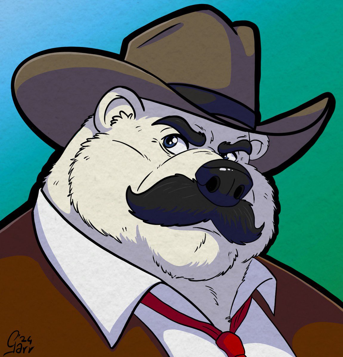 Meet Donald Quinn. Private Detective, ex-military, ex-Mountie and handsome to boot! Incredible artwork I commissioned from @Garrodor
