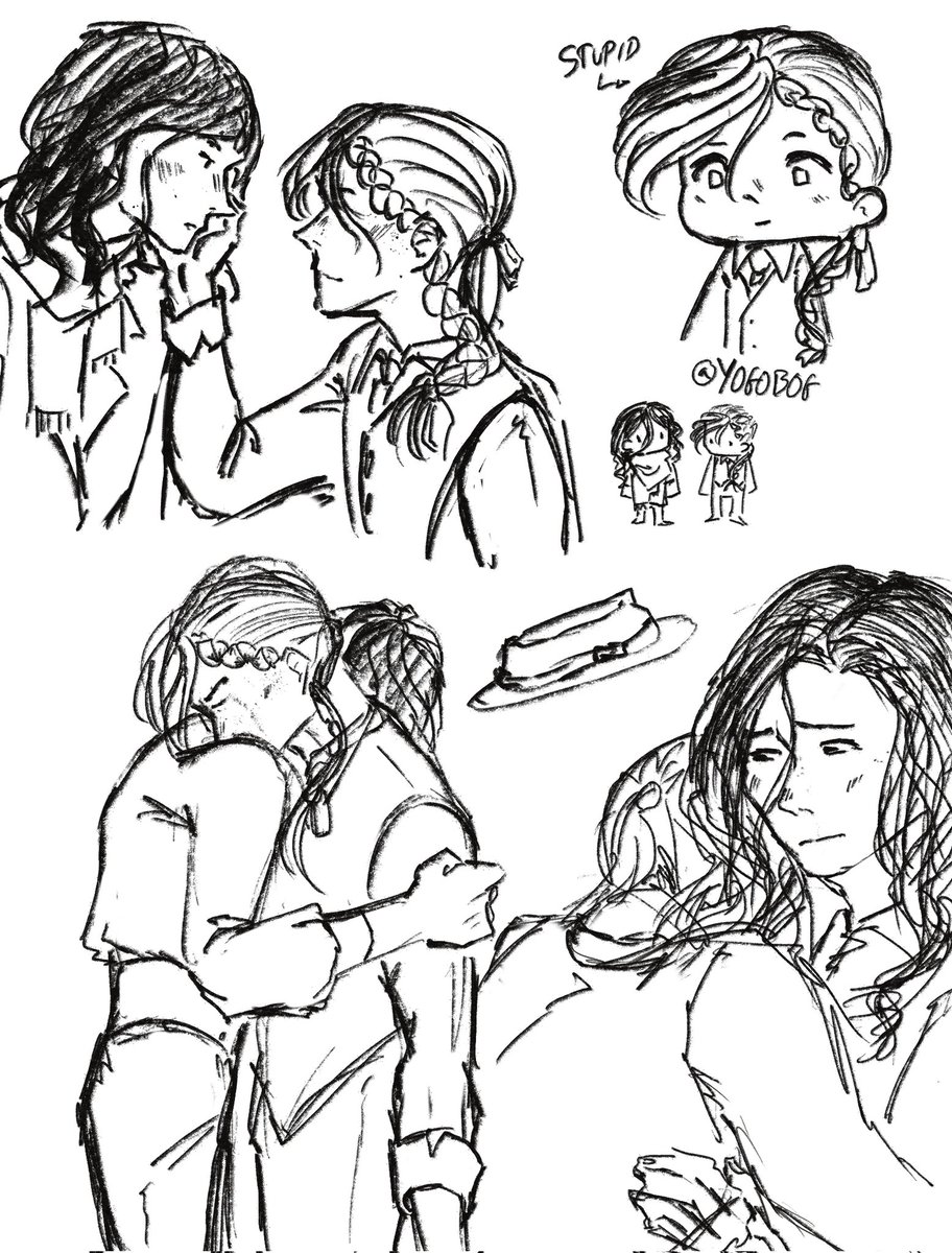 rimlaine doodles instead of studying 😁

#bsd #rimlaine