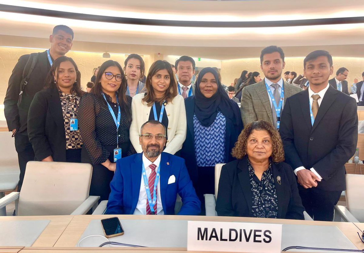 The 55th Session of the Human Rights Council concludes with the active participation and engagement of the Maldives Delegation 📃 Press Release | t.ly/-U8Jj