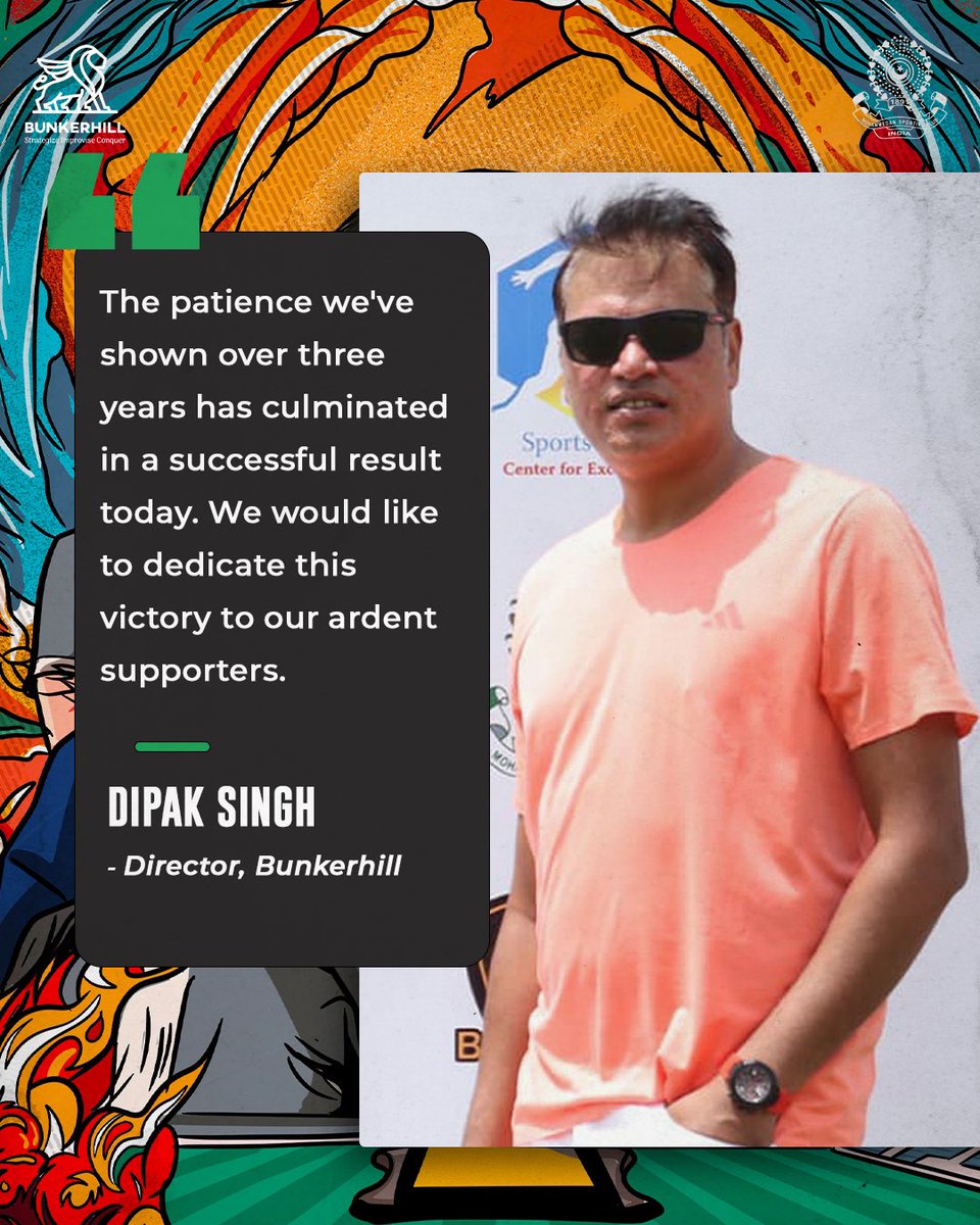 MohammedanSC's tweet photo. Here's what the director of Bunkerhill has to say after our emphatic win in the I-League 2023-24! 📣
#JaanJaanMohammedan 💪🏼#BlackAndWhiteBrigade 🤍🖤 #ILeague 🏆 #IndianFootball ⚽ #SLFCMDSP ⚔ https://t.co/0WaCDxCJhQ