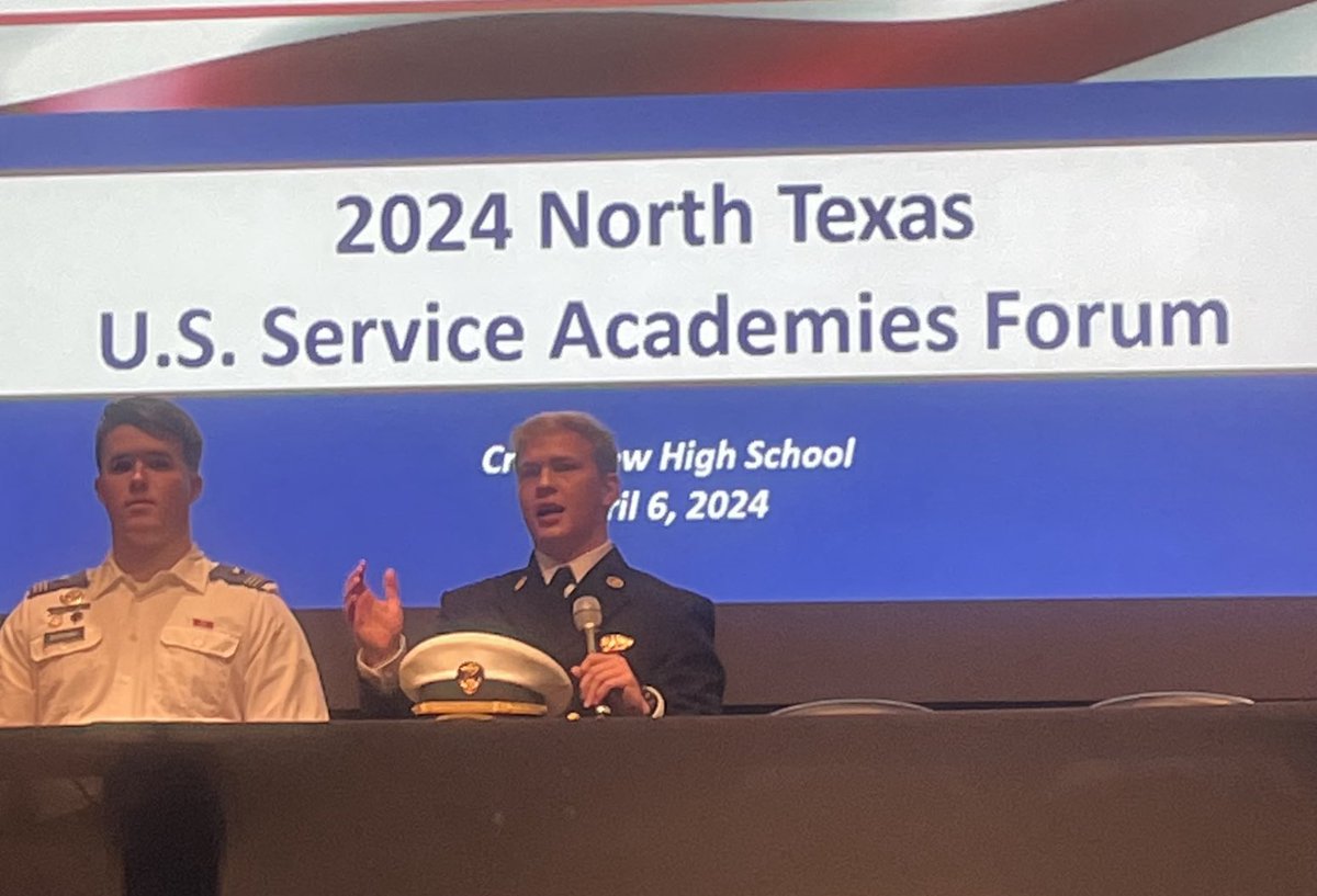 #USMMAFootball Was proud to rep KP with 3/C DB Caleb Green - he absolutely CRUSHED it! Forum repped by both TX Senators & 12 Congresspeople! Brotherhood thriving in TX! Great to speak with futureMariners & Ballers! #19OnIt #BeatCG #Zinging