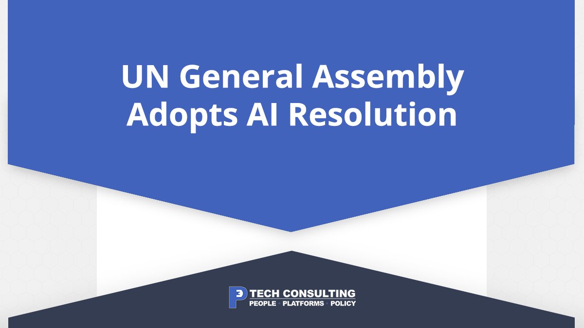 The UN General Assembly adopted a significant resolution on promoting “safe, secure, & trustworthy” AI systems for sustainable development. Led by the United States, the resolution emphasizes human rights protection in AI design, development & deployment news.un.org/en/story/2024/…