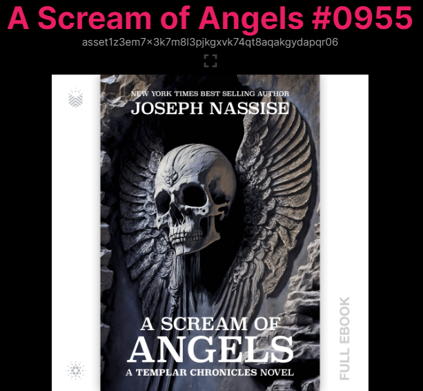 Today I am feeling excited for @book_io BookCon '24. So I wanted to use the time to give away a book, A Scream of Angels.           

To enter: Like, Follow @book_io, & Repost.    

#OwnYourBooks $BOOK #Cardano #KnowledgeIsPower