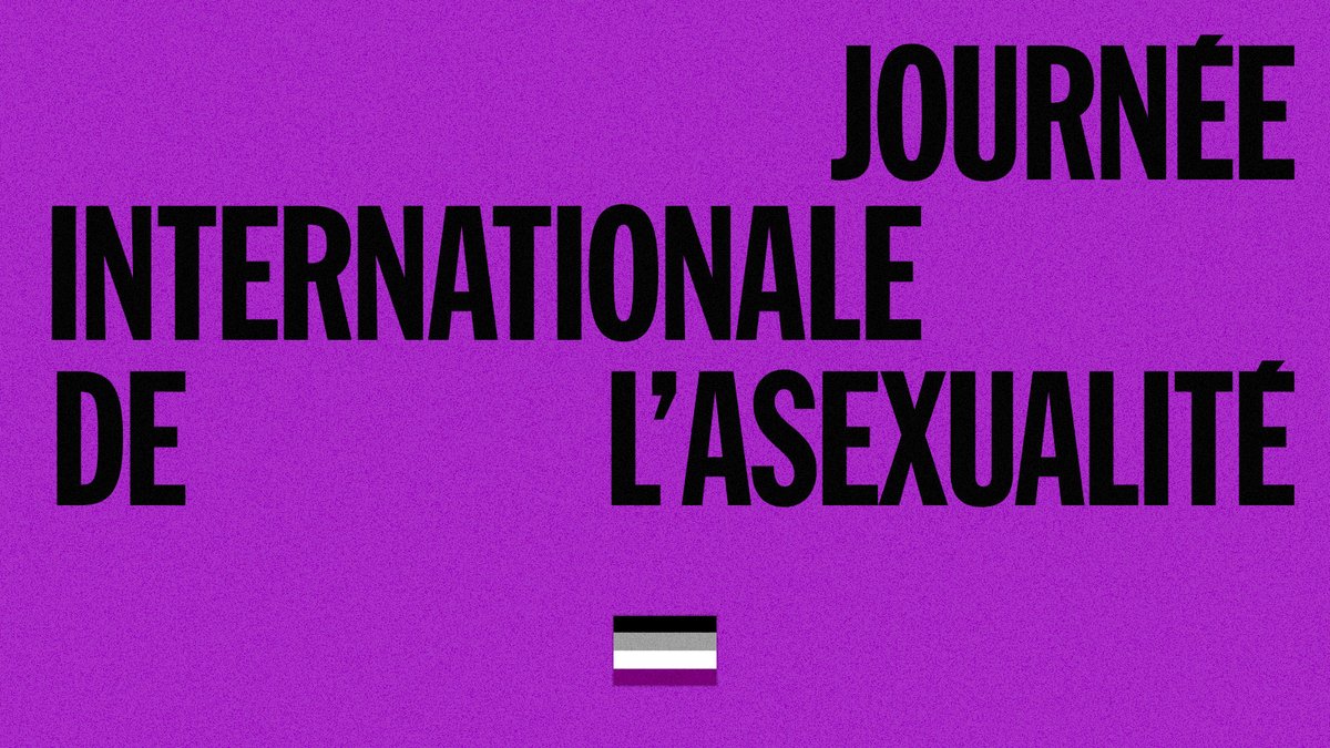 Journée internationale de l'Asexualité: orientation sexuelle qui se caractérise par l’absence ou la faible présence d’attirance sexuelle pour d’autres personnes. Cette journée cherche à visibiliser cette réalité et à favoriser la solidarité envers les personnes asexuelles #aceday