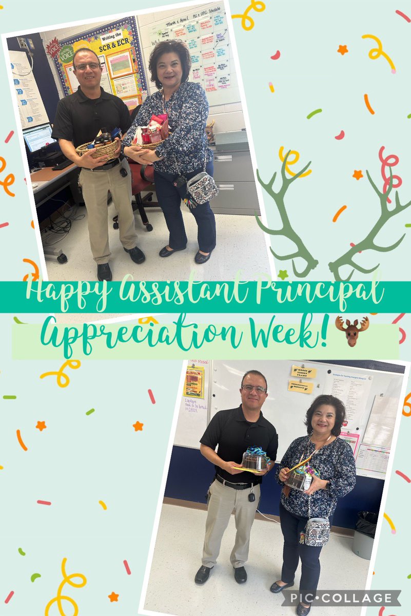 From our MMS RLA and Social Studies Departments, Happy AP Appreciation Week to Mr. Cantu and Mrs. Sandoval! Thank you for all that you do for Moose Country! #ExcellenceAmplifed💚🫎🙏🏼 @noecantu_MMS @lsando04_MMS @Montwood_MS @dnava_mms @DrCarrasco_MMS @MrsBrock_MMS