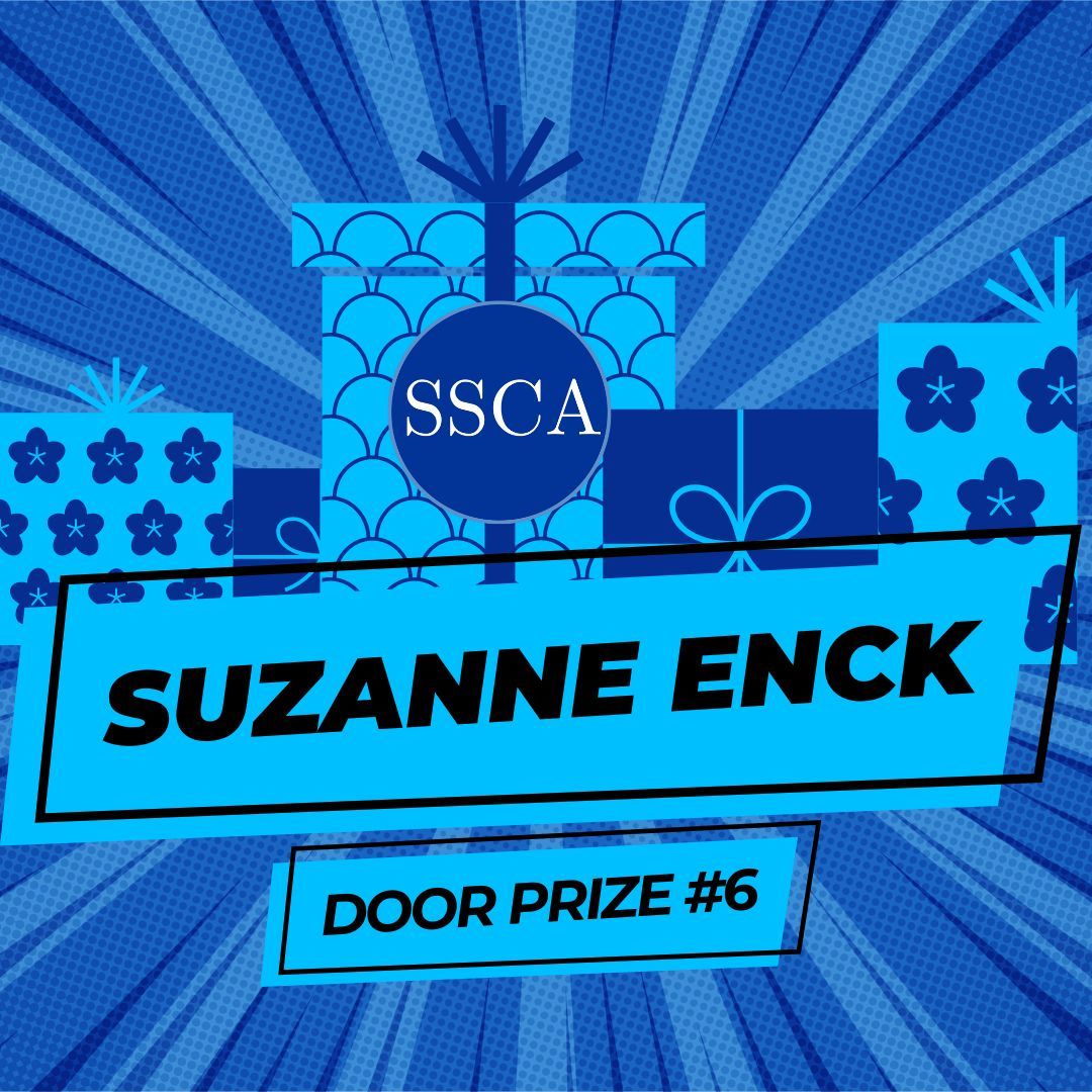 Drumroll please! The next three doorprize winners are: Liz Keptner, Josh Miller, and Suzanne Enck! Thank you for using the #SSCA24 across socials! You will receive an email later this afternoon for info on how to claim your prizes.