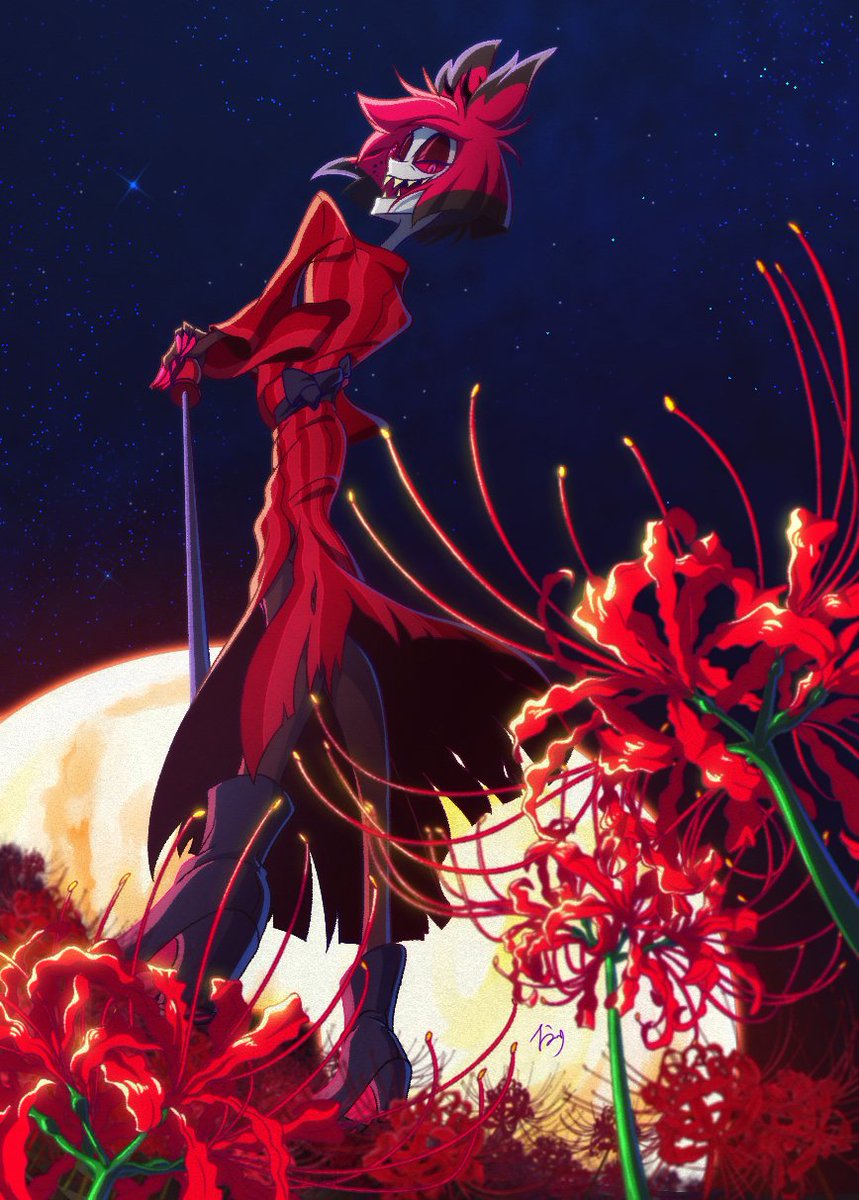 Alastor × Red Spider Lily

#HazbinHotel
#ハズビンホテル