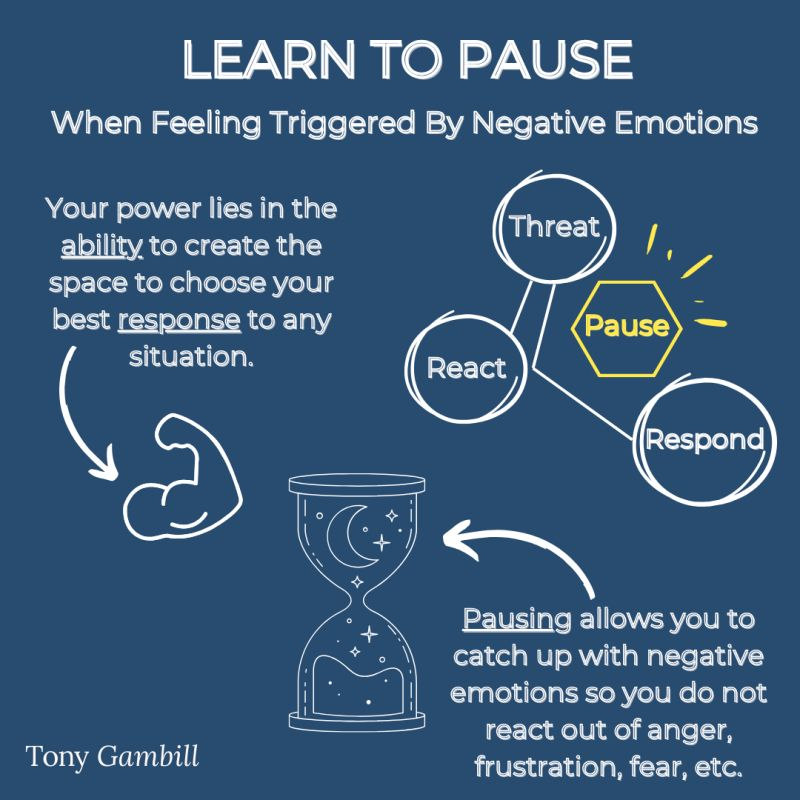 This is such a powerful way to stop, examine your feelings & determine how to respond. It is resilience in action, taking control of your life & behaviors that trauma has set as autopilot. It takes time. It takes practice. Healthy living is waiting for you in the pause.