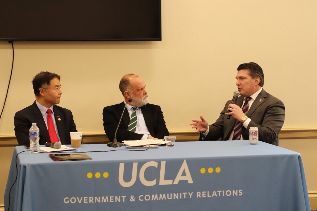 As a graduate of UCLA, I was honored to participate on a panel hosted by my alma mater regarding AI with my AI Task Force Co-Chair @RepTedLieu. We agreed that the guardrails our Task Force recommends will be an important step to ensuring that AI creates a rising wave of…